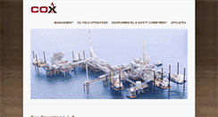 Desktop Screenshot of coxoperating.com